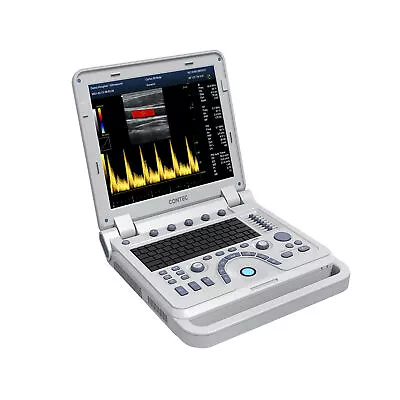 Vet Use CONTEC CMS1700A Color Doppler Portable Ultrasound Scanner Laptop Machine • £2971.83