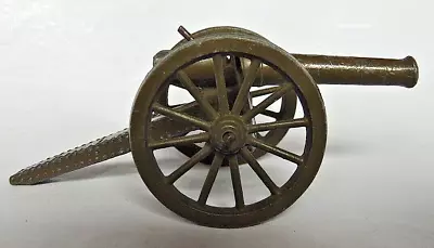 Early Britains Royal Artillery Field Gun Cannon Crimped Axle Played With • £6.99