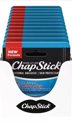 ChapStick Classic Medicated Lip Balm 12 Packs Of 2.   24 Tubes Total Exp 2025 • $29.99