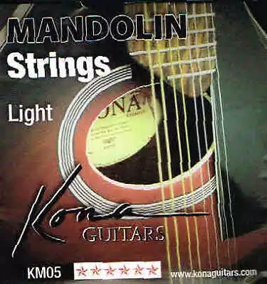 Kona Mandolin Light  -Stainless Steel - Coated Copper Alloy Wound 8 Strings (K.. • $9.99