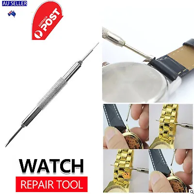 Wrist Watch Band Repair Tool Kit Spring Bar Pins Link Remover Tools AU • $1.99