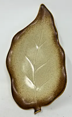 Mikasa Whole Wheat Leaf Shape 10.5 In Serving Dish Platter DX100 Rare Vintage • $29.95