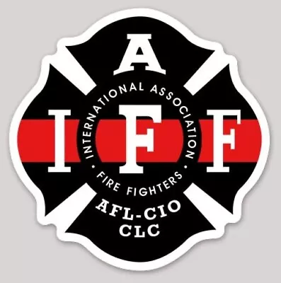 2 Inch Non-Reflective IAFF Thin Red Line Firefighter Maltese Sticker Decal • $3.99