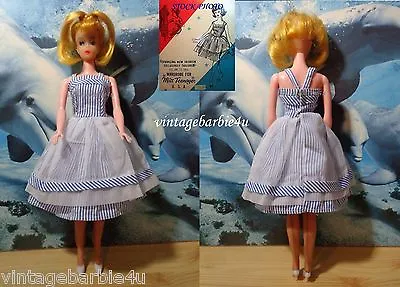 Vintage Miss Evergreen Doll Exclusive Cream Puff Dress / Barbie Mitzi Tressy Era • $69.99