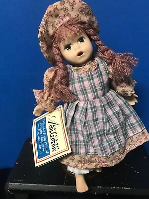 Americana Collection  Mary Lou  Hand Painted Porcelain Doll By Goffa  8  Tall • $6.99