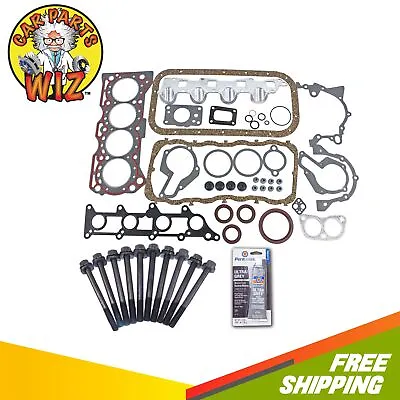 Full Gasket Set & Head Bolts Fits 89-95 Tracker Suzuki Sidekick 1.6L SOHC 8v • $78.19