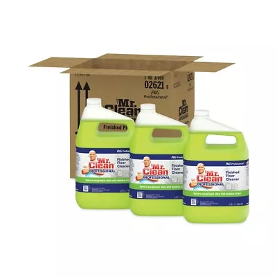 Mr. Clean 1 Gal Bottle Finished Floor Cleaner (3/Carton) Lemon Scent • $62.01