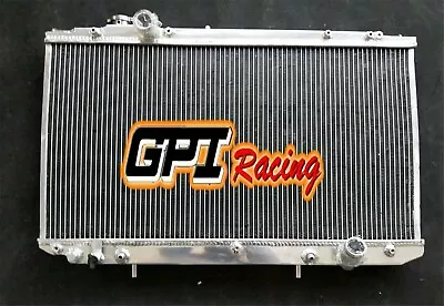 Aluminum Radiator FOR TOYOTA ARISTO JZS161 2JZ-GTE 3.0L TURBO AT 1997-2004 • $217