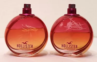 Hollister Wave 2 100ml Eau De Parfum For Women X2 • £24.99