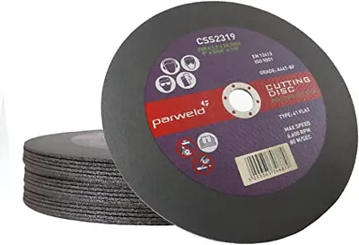 (Pack Of 30) Parweld (9 ) 230mm X 1.9mm Thin Stainless Steel Metal Cutting Discs • £58.52