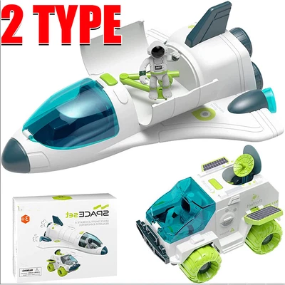 £16.89 • Buy Space Shuttle & Rover Car Set Space Rocket Toys For Children 3 4 5 Year Olds New