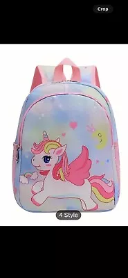 Girls Kids Boys Cartoon Backpack School Unicorn Rucksack Shoulder Bag.Baby Bag • £8.50