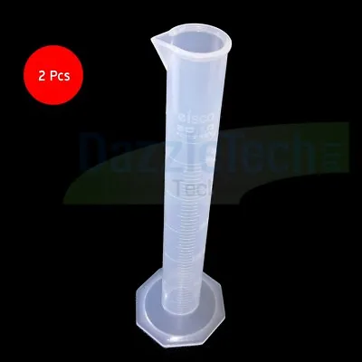 50ml Graduated Measuring Cylinder Eisco Kitchen Science Experiment PK 2 • £7.99