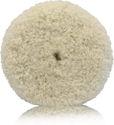 7in Wool Buffing Pad 100%Natural Wool Double Side Compound Cutting And Polishing • $18.90