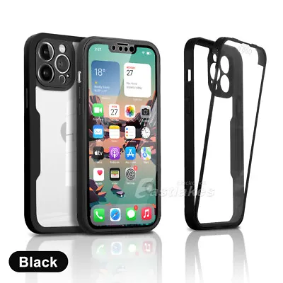 $8.95 • Buy 360 Full Body Screen Case For IPhone 14 Pro Max 13 12 11 XR X XS Max 7 8 Plus SE