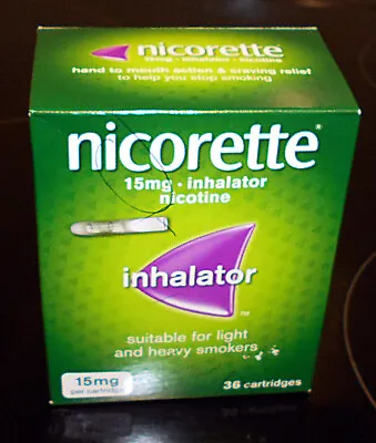 £24 • Buy Nicorette Inhalator 15mg 36 Cartridges ....10/25 Expiry