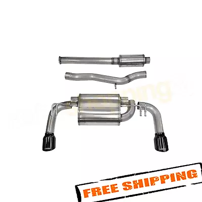 CORSA 14858BLK Sport CatBack Exhaust W/Black Tips For 2008-2015 Mitsubishi Evo X • $1720.46