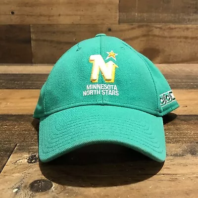 Minnesota North Stars Hat Cap Mens Fitted Large Green Yellow NHL Hockey - READ • $30.88