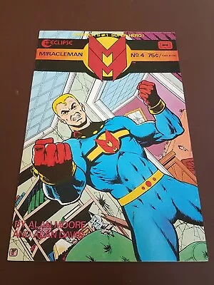 MiracleMan #4 Eclipse Comics 1985 Alan Moore & Alan Davis 4.5 VG+ • $5.75