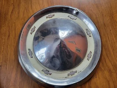  Vintage 1955-1956 Chevy 150 210 Bel Air Poverty Dog Dish 10.5  Hub Caps Canter • $22