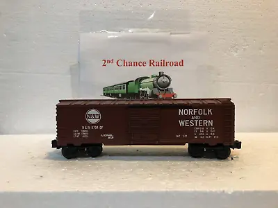 O Scale Trains Lionel Norfolk Western Box Car 9704 • $14.99