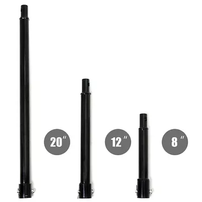 XtremepowerUS 3-Pieces Post Hole Digger Auger Extension With 3 Sizes 20  12  8  • $36.95