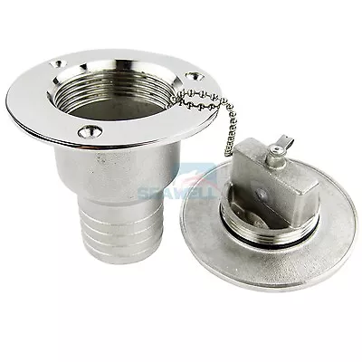 1.5  Boat Gas Fuel Deck Fill / Filler 316 Stainless Steel For Marine Yacht 38mm • $24.39