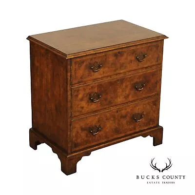 Baker Furniture Georgian Style Walnut Bachelors Chest • $1895