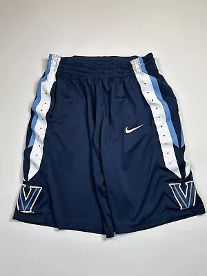 Nike Villanova Wildcats Shorts Mens Large Blue Dri-Fit Authentic Basketball NCAA • $29.99