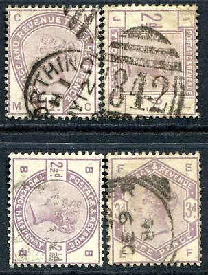 (322) 4 VERY GOOD USED SG188 - SG191  QV LILAC 1&1/2d To 3d • £0.99