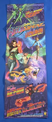 Wildsiderz J Scott Campbell 11  X 34  Comic Store Shop Promotional 2005 DC Storm • $22.99