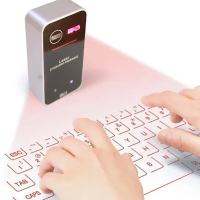 Portable Bluetooth Wireless Virtual Laser Keyboard & Mouse Projector Phone & PC • $44.69