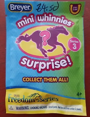 Breyer 300193 Freedom Series Mini Whinnies Surprise Series 3 Blind Bag Horse NEW • $4.96