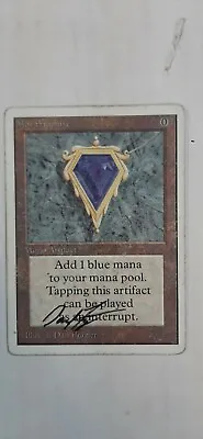 MTG Magic The Gathering HP SIGNED MOX SAPPHIRE • $3499.95