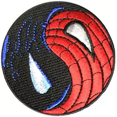 Official Marvel Comics Amazing Spiderman Venom Ying Yang Iron On Applique Patch • $8.99