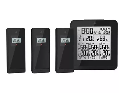 £16.99 • Buy Auriol Radio-Controlled Weather Station, 3x Wireless Sensors, NEW