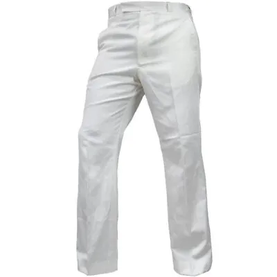 White Naval Trousers Officer & Gentleman Class 1 British Royal Navy Marked 28  • £16.99