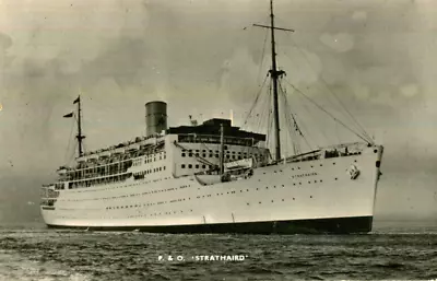 1950s Postcard P & O Ocean Liner RMS STRATHAIRD • £1.50