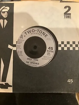£12.99 • Buy THE SPECIALS.    GHOST TOWN.      7  Vinyl.   . VG+    TWO TONE.  1981…