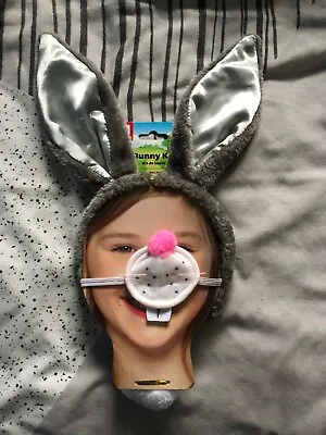 Bunny Easter Rabbit Kit Ear Nose Tail Children Instant Fancy Dress Pack Alice • £6.03
