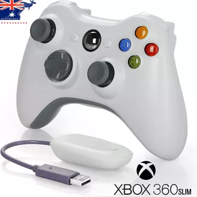 For Microsoft Xbox 360 Wireless Controller +Receiver &PC(Windows 10/11) Gamepad • $29.99