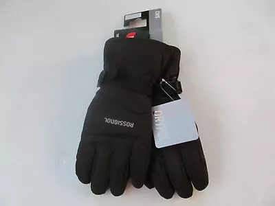 Rossignol DryPel Ski  Man Black Gloves Sz M L Brand New $65 • $14.99