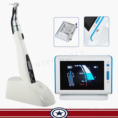 Dental Cordless LED Endo Motor 16:1 Contra Angle+ Apex Locator Root Canal Finder • $139