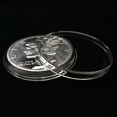 10 Airtite Holders Coin Capsules For 1 Oz Silver Rounds Direct Fit 39mm • $13.95