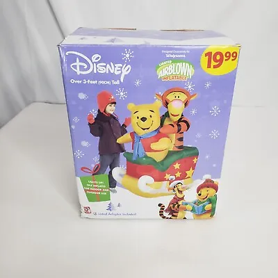 Disney Winnie The Pooh Tigger 3' Christmas Inflatable Winter Lighted Yard Decor • $99.99