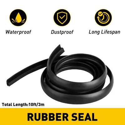 $12.99 • Buy 10FT Windshield Rubber Molding Seal Trim Universal For Windscreen And Windows