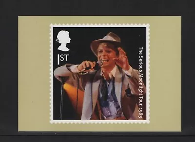 £1.99 • Buy DAVID BOWIE ROYAL MAIL OFFICIAL MEMORABILIA Postcard SERIOUS MOONLIGHT TOUR 1983
