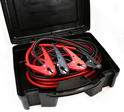 Heavy Duty Jumper Booster Cables Commercial Grade Battery 2 Gauge 25ft 600 AMP • $45.95