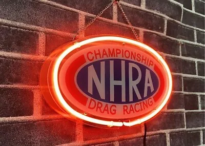 NHRA Drag Racing Car Acrylic 14  Neon Light Sign Lamp Wall Decor Bar Room Glass • $79.78