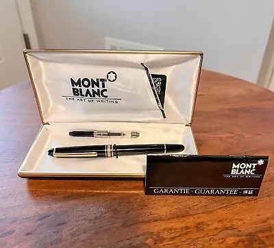 Montblanc Meisterstuck Fountain Pen 4810 Handcrafted AU585/14K Gold Nib • $425